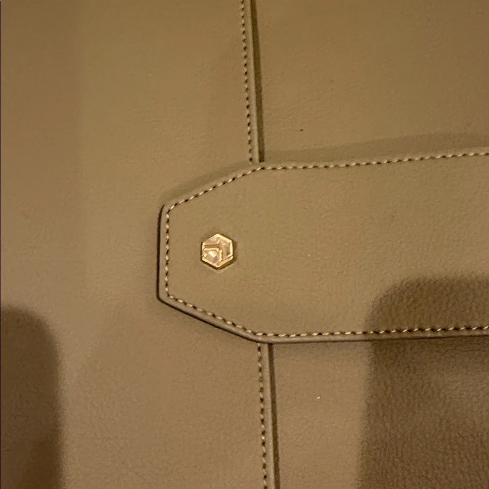 Neutral Tan Leather Laptop/iPad Sleeve